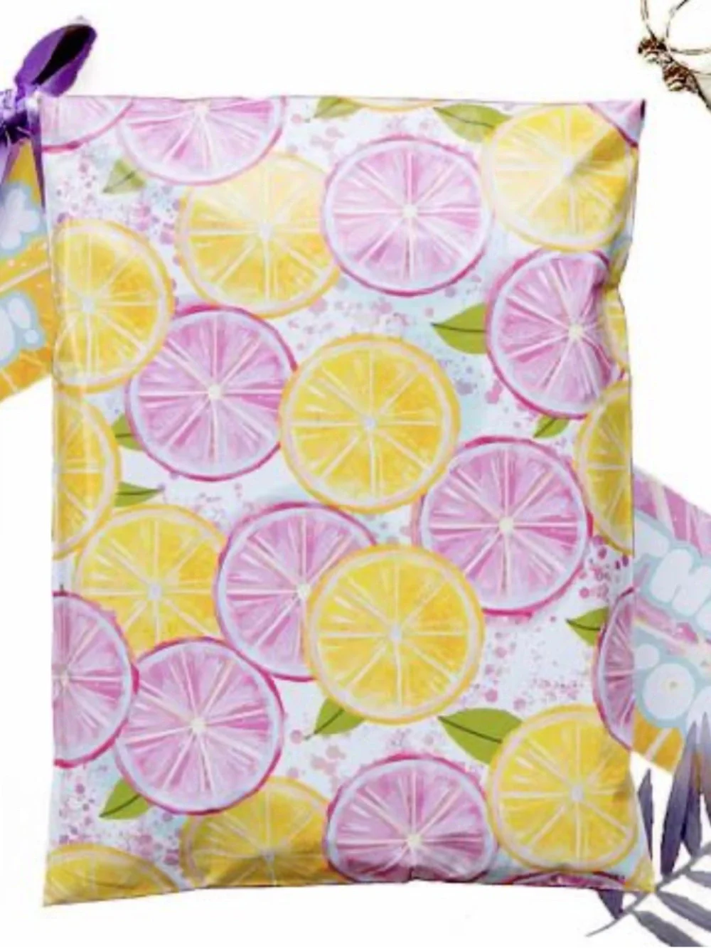 4 SETS LEFT!🍋20 Summer Citrus Poly Mailer - Picture 2 of 3